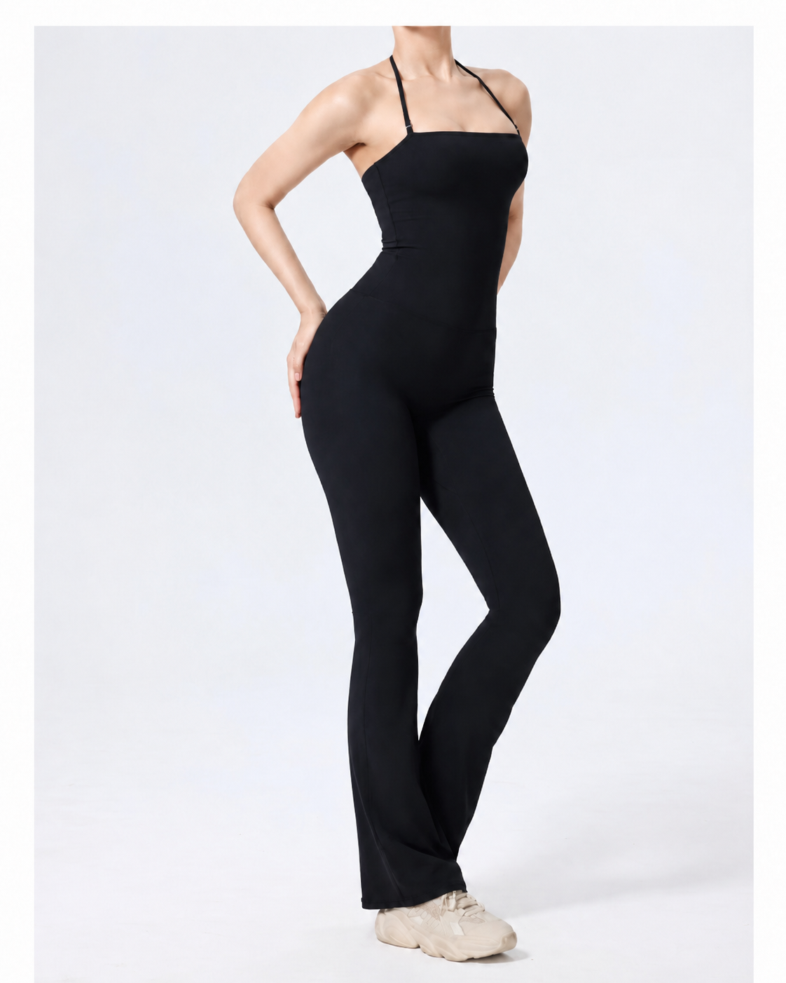 Enterizo Halter Acampanado Moldeador para Mujer