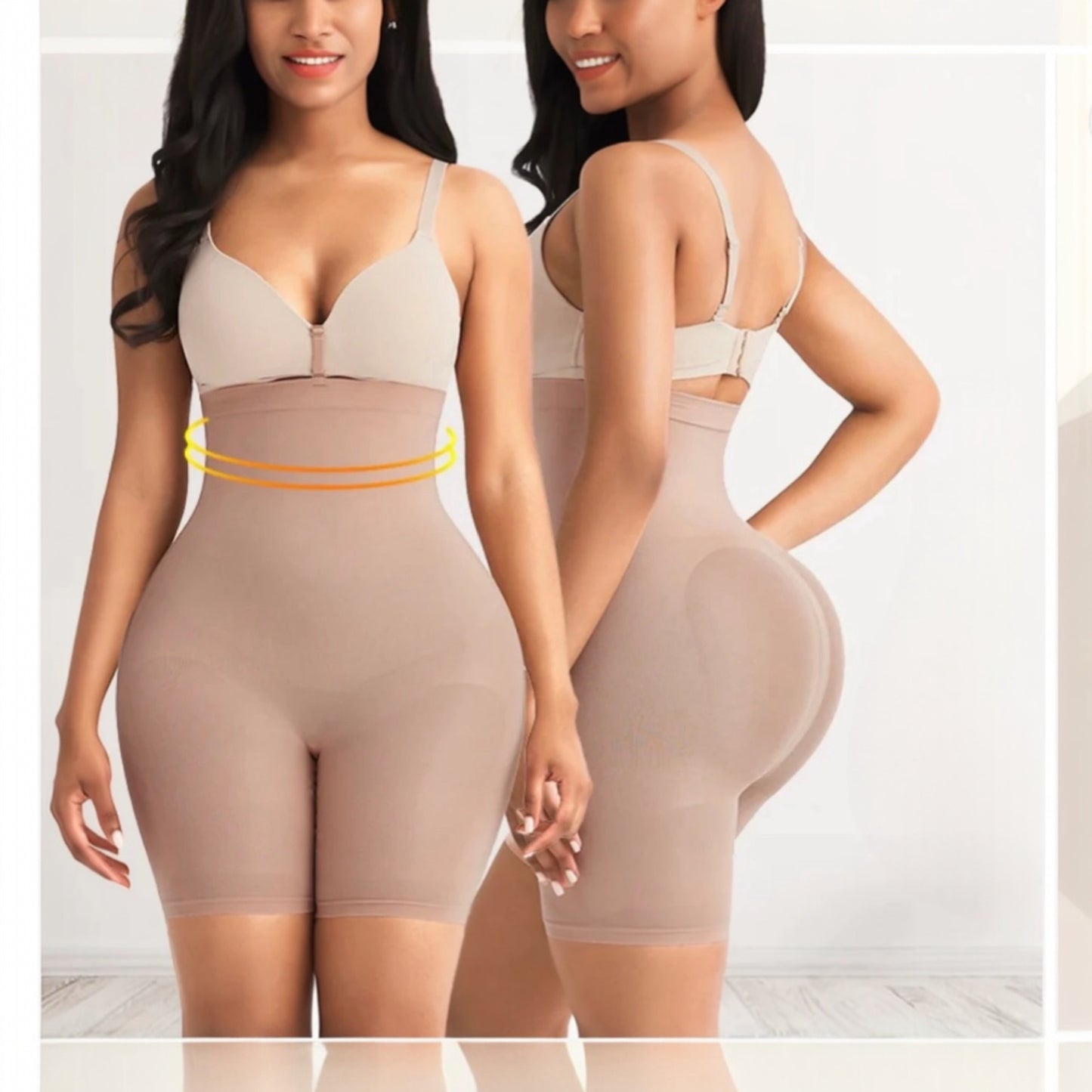 High Waisted Body Shaper Shorts