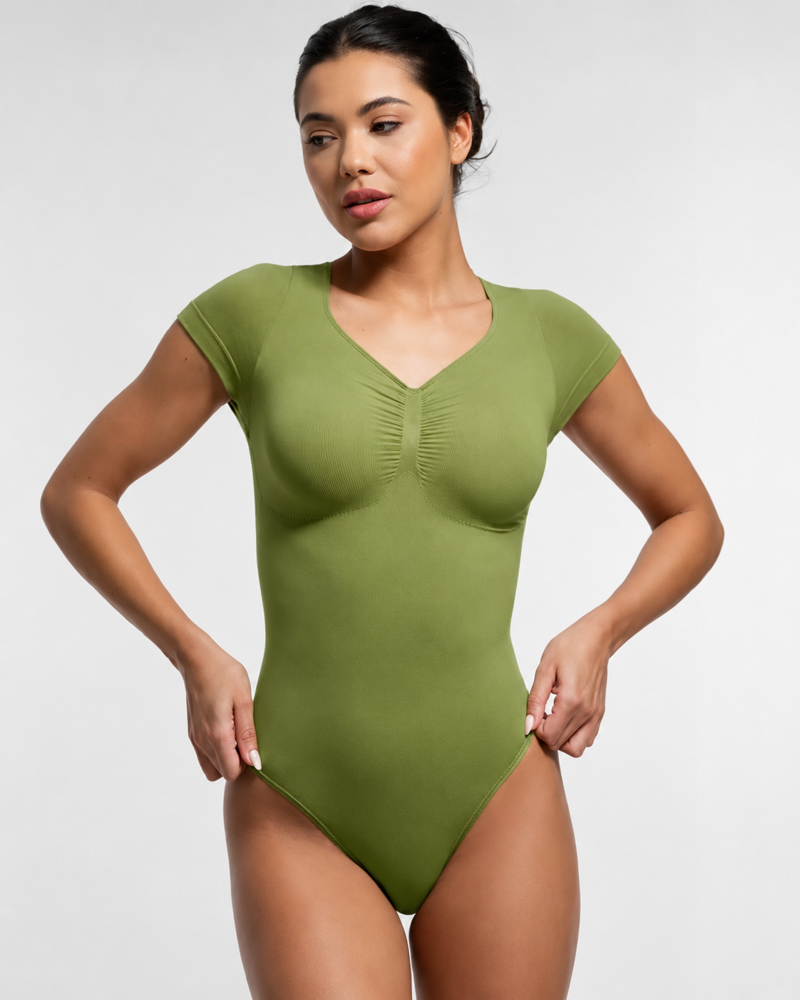 D.Body Faja Moldeadora con Mangas Para Mujer, Prenda Reductora Sin Costuras 
