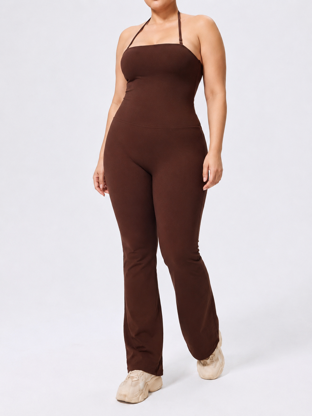 Enterizo Halter Acampanado Moldeador para Mujer